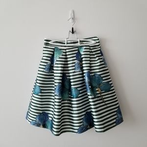 Charlotte Russe Floral Skirt M